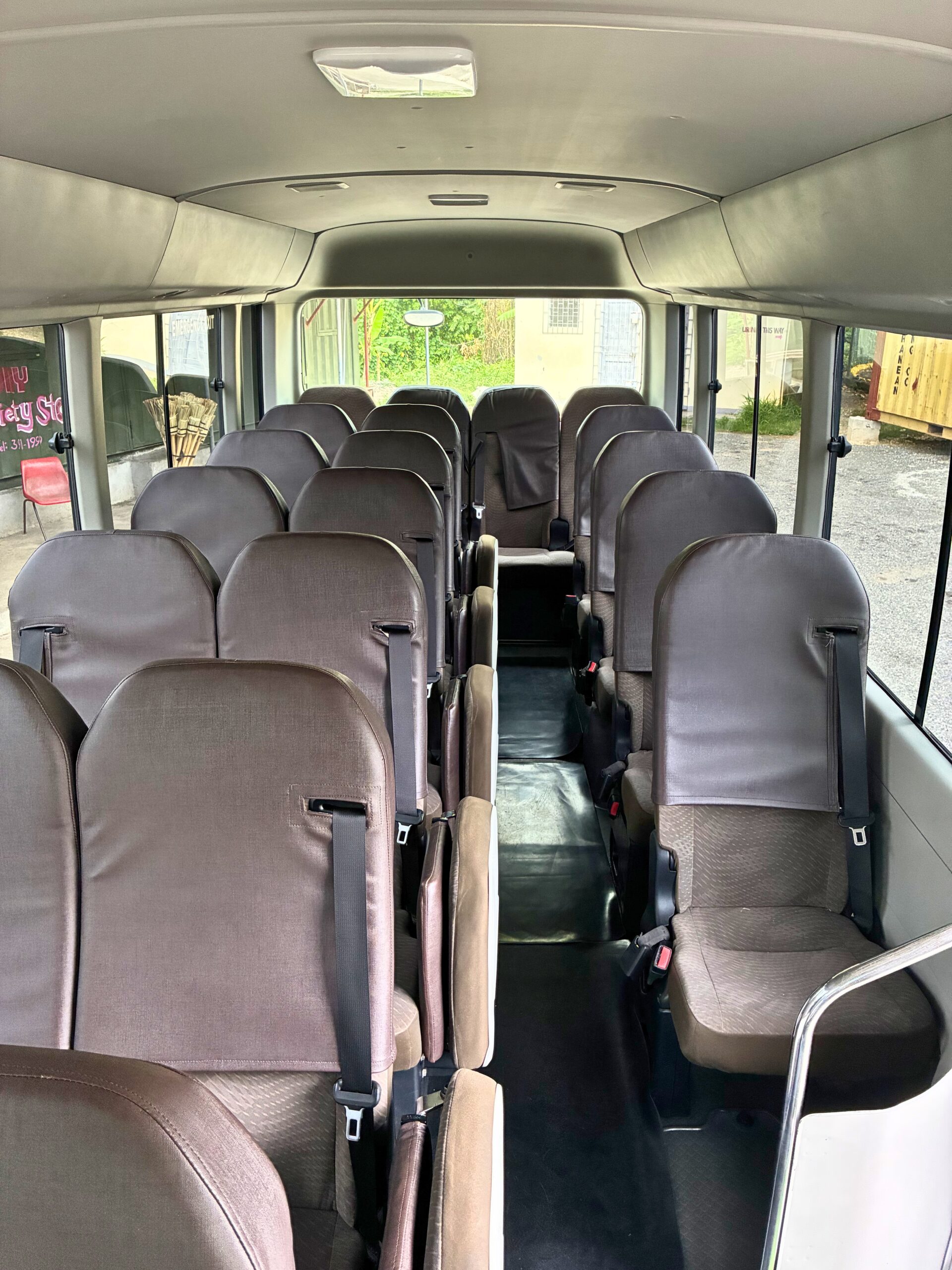 MCR Tours bus interior